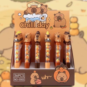 카피바라 귤 포인트 귀여운 볼펜