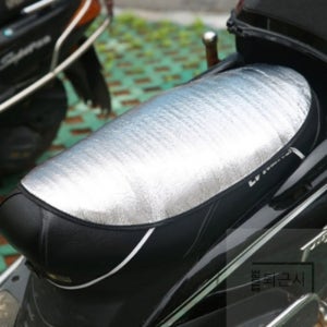 퇴근시 오토바이용 은박 차양 단열매트 좌석시트커버 여름시트커버