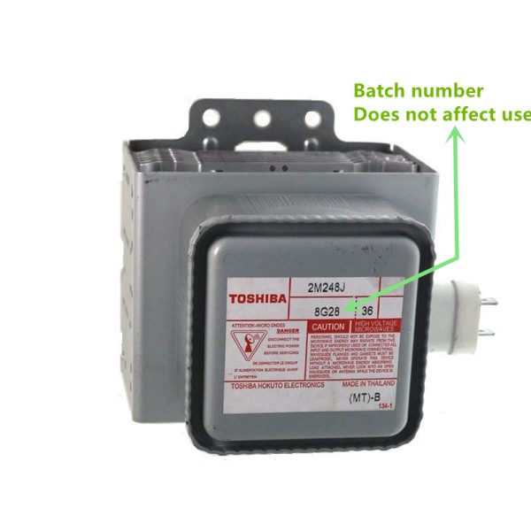 도시바 전자 레인지 부품 액세서리용 숏 다리 마그네트론 2M248J