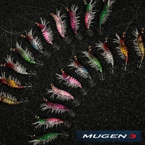 무겐 무한에기쉬림프 리얼 새우에기 UV 케이무라 한치 갑오징어 에기