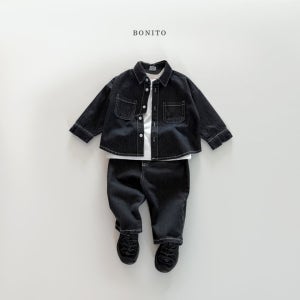 바로배송 [ 봄/가을 ] 보니토 뉴데님팬츠 블랙진 JS