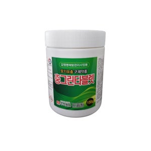 정화조 유충제거제 충그린타블렛100g 100톤 변기용 깔다구 집수정 고인물 모기유충약