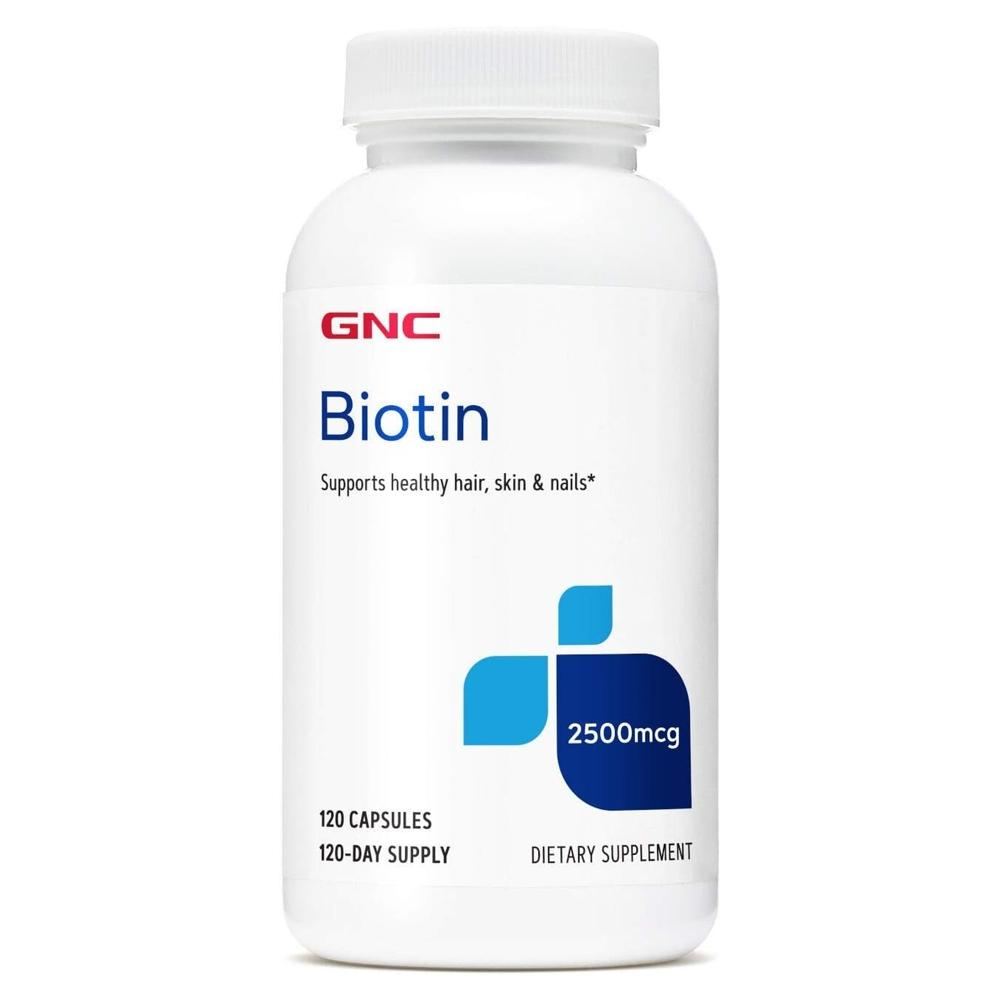 지엔씨 비타민 B7 <b>비오틴 2500mcg 120 캡슐</b>