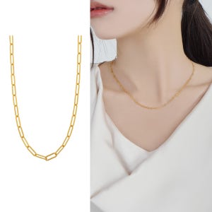 24K 순금 3.75g (1돈 한돈) 로렌트 클립 체인 목걸이