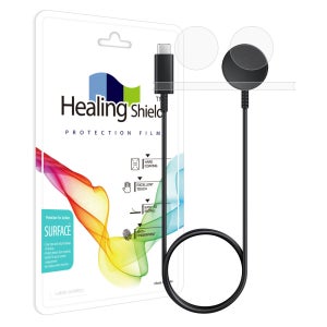 갤럭시워치 고속 충전독 무광 외부보호필름 2세트