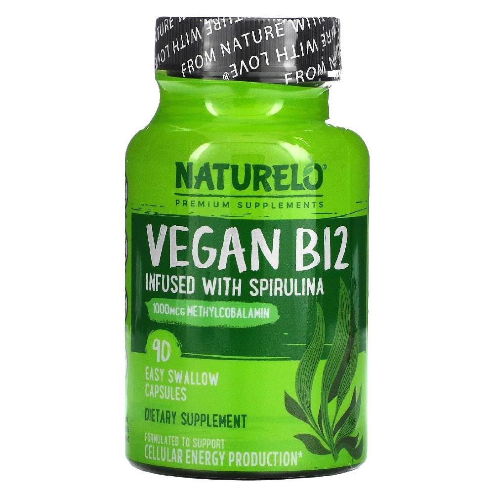 내추렐로 VeganB12 스피루리나 함유 Infused with Spirulina 캡슐90정