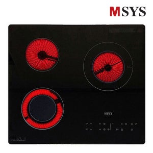한샘 MSYS 하이라이트 3구 CTB-MSC330E 매립형 전기레인지 전기쿡탑