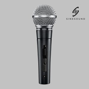 슈어 SHURE SM58SK 보컬용 유선 다이나믹 마이크 (스위치 옵션)