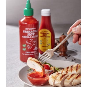 OX황소표 스리라차 핫 칠리 소스 220g 6개 + 515g 6개 총 12개 프리미엄 칠리소스