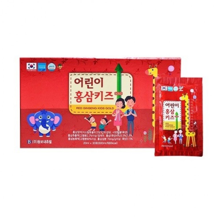 <b>동보</b>내츄럴 어린이 홍삼키즈 골드 20ml x 30포