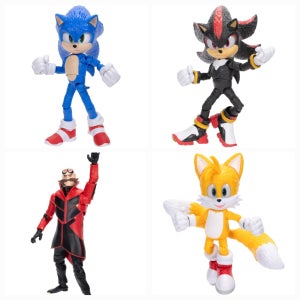 수퍼 소닉 3 영화 피규어 세트 로보트닉 테일즈 쉐도우 소닉 굿즈 선물
