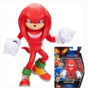 영화 수퍼 소닉 3 너클 피규어 5인치 굿즈 캐릭터 소장 선물