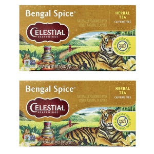 셀레스티얼 허브차 뱅갈 스파이스 (시나몬, 치커리, 진저등) 20티백 47g (2개세트)