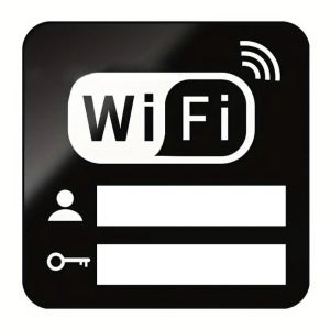 WiFi 스티커 비밀번호 안내판 와이파이존 매장 필수템