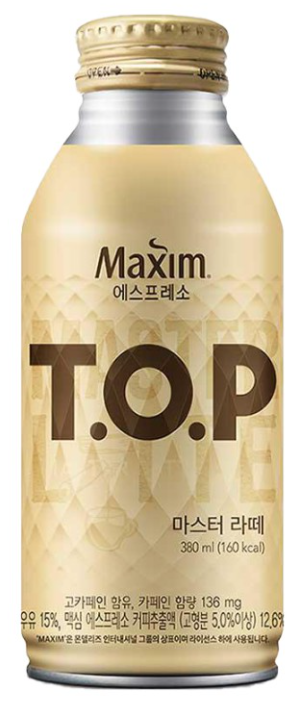 맥심 TOP 마스터라떼 380ML