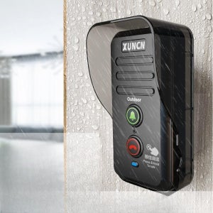 무선 인터폰 초인종 가정용 주택 현관 무선인터폰 벨 인터콤 블랙(외부 머신 1대) 1개