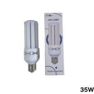룩스누리 LED 전구 스틱램프 소켓사이즈 소모갈 대모갈 35w 주광색 공장 콘벌브 KS