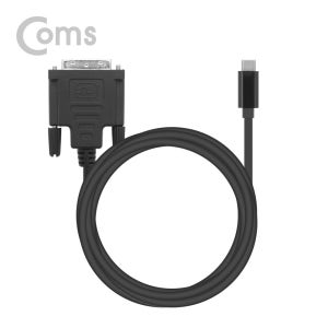 C타입 to DVI변환케이블 1.5M 미러링 TV출력 노트북모니터연결잭 CT839LC