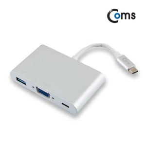 USBC타입 to RGB컨버터 VGA 미러링 TV 노트북모니터연결잭 WT947LC