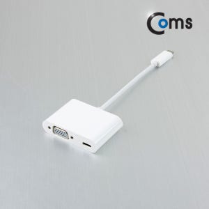 C타입 to RGB컨버터 VGA 미러링 충전 TV 출력 노트북모니터연결잭 CL516LC