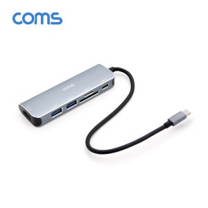 C타입멀티컨버터 USB HDMI 카드리더기 PD충전 덱스 듀얼모니터연결잭 FW036LC