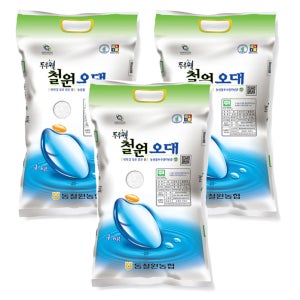 [동철원농협] 철원오대쌀 백미 햅쌀 당일도정 4kg, 3개