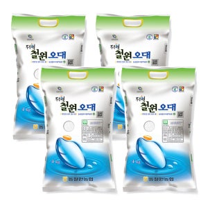 [동철원농협] 철원오대쌀 백미 햅쌀 당일도정 4kg, 4개