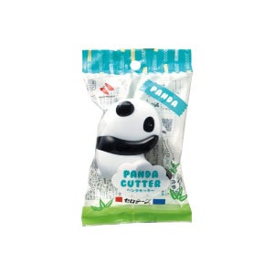 니치반 판다 테이프 커터 블랙 핑크 마스킹