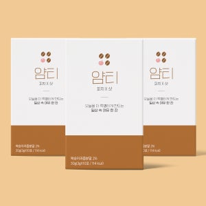 얌티 디카페인 아샷추 피치 샷 분말 가루 비타민 워터 물에 타먹는 음료 90개입
