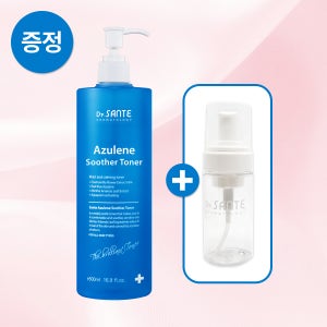 상떼 아줄렌 수더 토너 500ml + 펌프 + 거품공병 증정 쿨링토너 수분보습 급속 진정효과 피부 저자극테스트완료