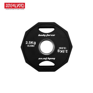바디포스 TPU 10각 중량원판 50mm 우레탄 바벨 플레이트 2.5kg