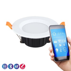 더쎈 IOT다운라이트 에코 리카미 95mm(4인치) 앱연동 스마트 매입등 15w