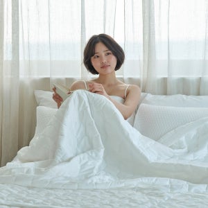 다운뱅크 울트라쿨 에어리스노우 쯔누가 냉감 이불 SS 여름이불