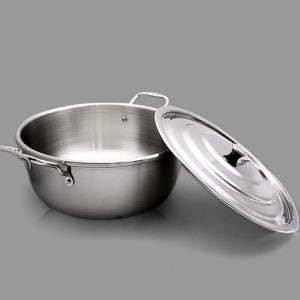 킹센스 대형 인덕션 곰솥 스텐 통3중 국솥 55cm