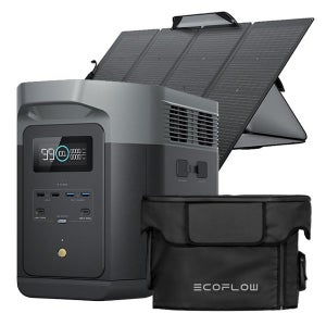 에코플로우 델타2 맥스 + 400W 태양광패널 + 전용가방 파워뱅크 배터리
