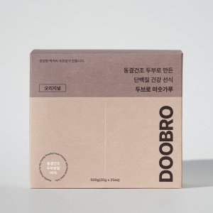 두브로 동결건조 두부 단백질 미숫가루 스틱형 20g 25포, 1개