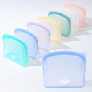 킵스위밍 실리콘 수영 파우치 방수 수영장 손 가방 목욕 샤워 스몰 1200ml 퓨어화이트