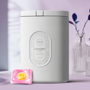 CLA 클라 국내생산 2in1 캡슐세제 듀얼클린 프리지아 본품(100개+케이스) 세탁세제 일반드럼겸용