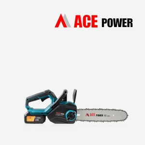 에이스파워 충전체인톱 마끼다호환 무선 베터리 충전기 포함 ACE-CN-120 전동 체인톱 벌목 가지치기