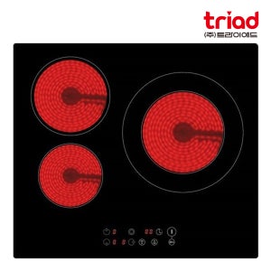 트라이애드 하이라이트 3구 TAE-301 빌트인 쿡탑 매립형 전기레인지