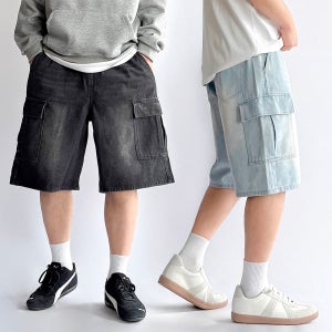 1+1 남자버뮤다팬츠 와이드반바지 카고반바지