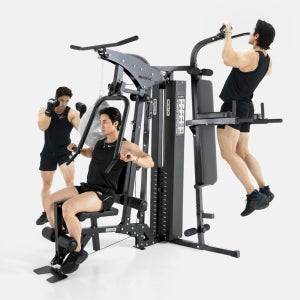 바디엑스 75KG 블럭형 홈짐 HM9 베이직패키지 토탈홈짐 멀티짐 레그익스텐션