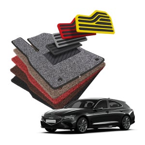 [1+2열] 디테일링 커스텀 차량용 G70 코일매트