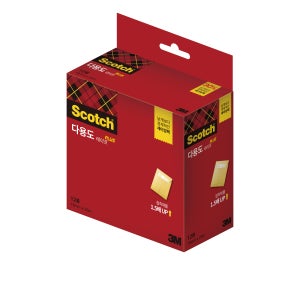 3M 스카치 초강력 다용도 테이프 리필 세이빙팩 18mm-12롤(18x25M)