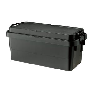 캠핑박스 대형 카고박스 소형 수납박스 리수 일본생산 70L, 블랙