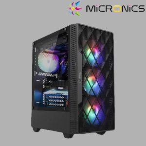마이크로닉스 Master M60 메쉬 강화유리 미들타워 케이스 블랙