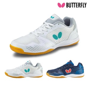 버터플라이 탁구화 레조라인 빌라타 남여공용 정사이즈 화이트 네이비