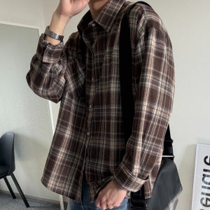 와이셔츠 남자체크남방 구김없는셔츠