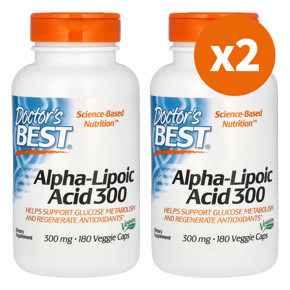 닥터스베스트 알파리포산 300mg 180캡슐, 2개