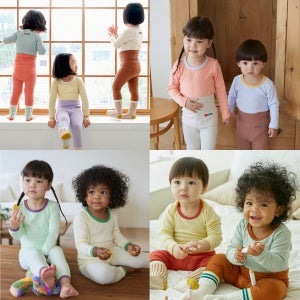 5+1 여자 가을겨울 유아내복 반팔 치즈실내복